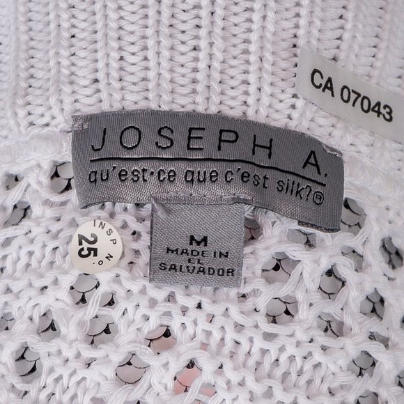 NWOT Joseph A crochet cardi - M - Picture 4 of 4